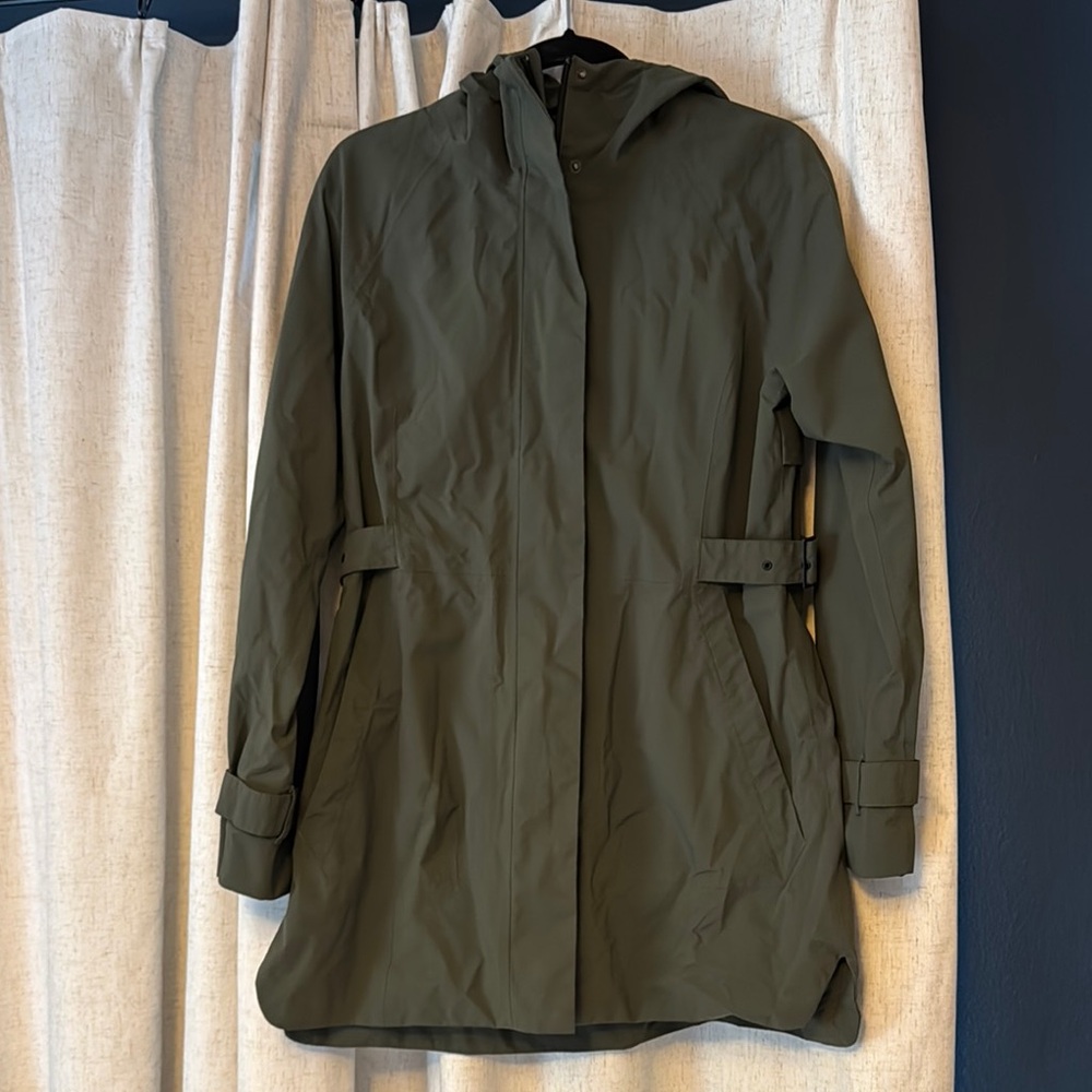 The North Face Green Trench Coat Utility Style. As Seen on Virgin River!